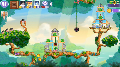 Angry Birds Stella gameplay