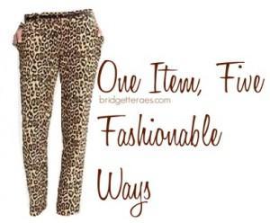 Throwback Thursday: Leopard Pants, Ten Item Wardrobe and Jewels for Hope