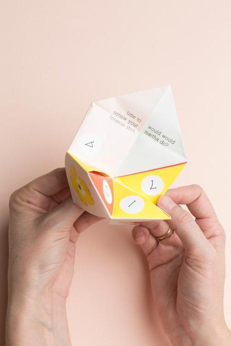 Printable cootie catcher