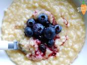 Rice Pudding with Blueberry Jam- Vegan MoFo 2014