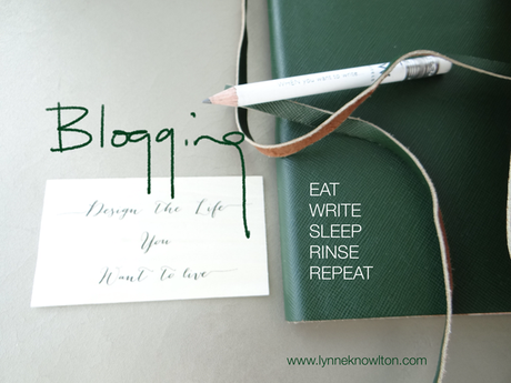 #Blogger tips : Eat.Write.Sleep.Rinse.Repeat. @lynneknowlton