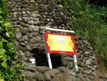 Calibishie Lodge sign