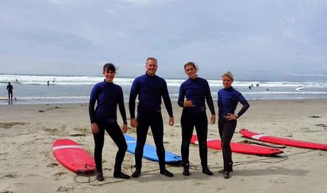 Surfing in Ucluelet, BC with Wick'd Surf Camps