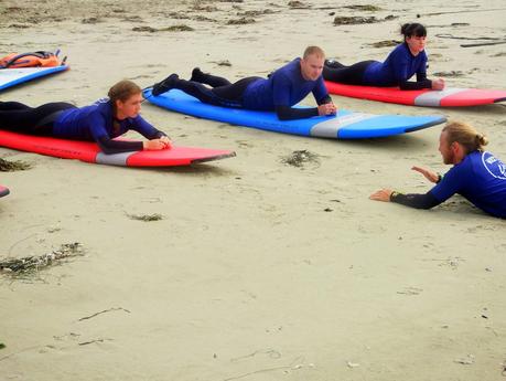 Surfing in Ucluelet, BC with Wick'd Surf Camps