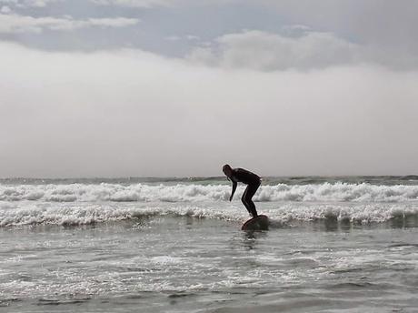 Surfing in Ucluelet, BC with Wick'd Surf Camps