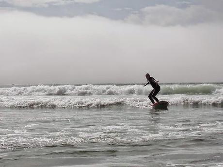 Surfing in Ucluelet, BC with Wick'd Surf Camps