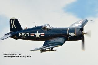 2014 Pikes Peak Regional Airshow, Vought F4U-4 Corsair NX240CF