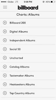 Billboard Chart official app for iOS