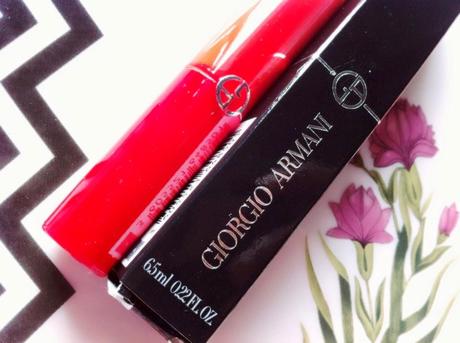 Giorgio Armani Lip Maestro # 401 Tibetan Orange - Review, Swatch