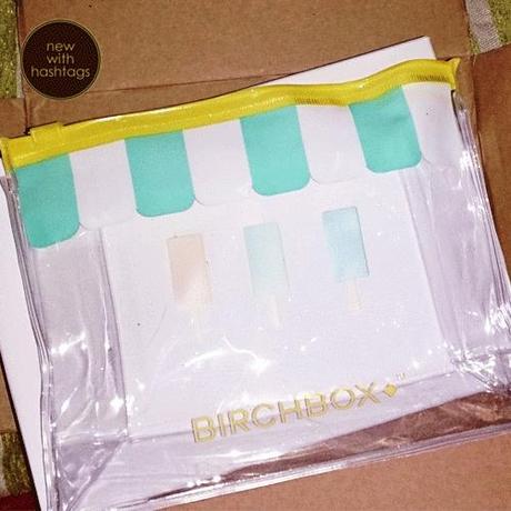 Birchbox August 2014 shower bag