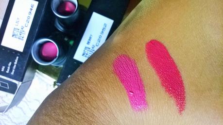 Avon Ultra Color Matte Lipsticks in Matte Lily & Matte Berry