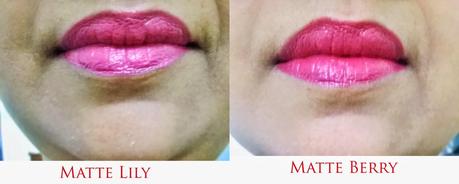 Avon Ultra Color Matte Lipsticks in Matte Lily & Matte Berry