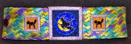 New Cuff Bracelet Design for Needlepoint Now-- Witches' Familiars