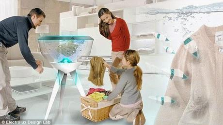 robot fish that can wash clothes - by removing dirt particles