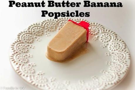 Peanut Butter Banana Popsicles