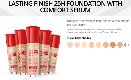 rimmel london lasting finish 25h foundation with comfort serum