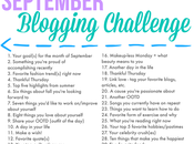 September Blogging Challenge: Days