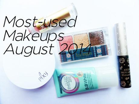 August Most-used Makeups