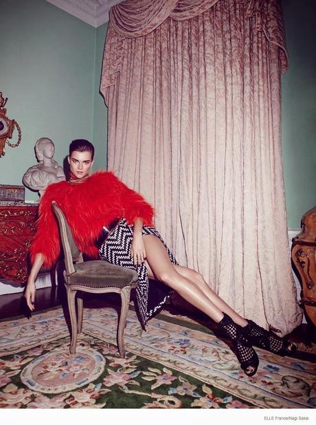 KASIA STRUSS WEARS FALL COLLECTIONS FROM NAGI SAKAI IN ELLE FRANCE COVER STORY