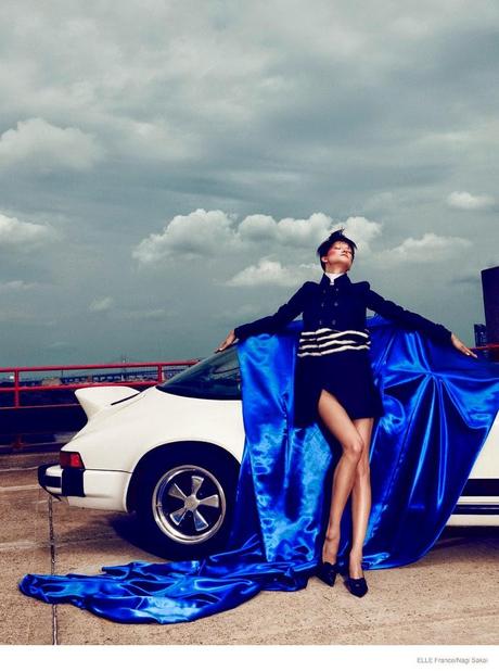 KASIA STRUSS WEARS FALL COLLECTIONS FROM NAGI SAKAI IN ELLE FRANCE COVER STORY