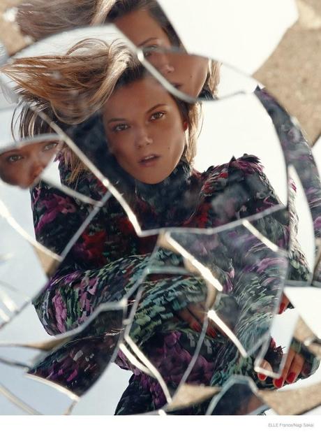 KASIA STRUSS WEARS FALL COLLECTIONS FROM NAGI SAKAI IN ELLE FRANCE COVER STORY