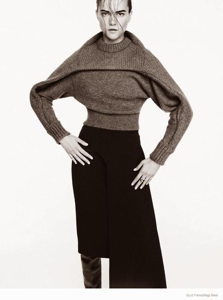 KASIA STRUSS WEARS FALL COLLECTIONS FROM NAGI SAKAI IN ELLE FRANCE COVER STORY