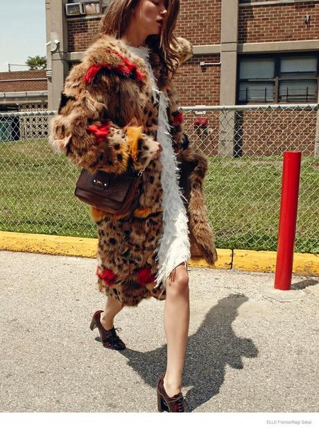 KASIA STRUSS WEARS FALL COLLECTIONS FROM NAGI SAKAI IN ELLE FRANCE COVER STORY