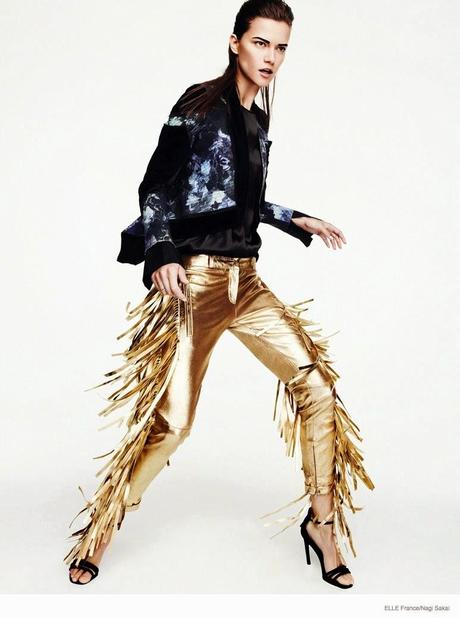 KASIA STRUSS WEARS FALL COLLECTIONS FROM NAGI SAKAI IN ELLE FRANCE COVER STORY