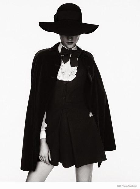 KASIA STRUSS WEARS FALL COLLECTIONS FROM NAGI SAKAI IN ELLE FRANCE COVER STORY