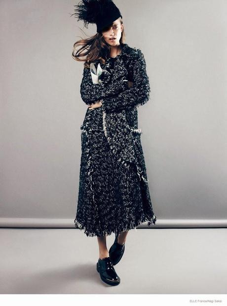 KASIA STRUSS WEARS FALL COLLECTIONS FROM NAGI SAKAI IN ELLE FRANCE COVER STORY