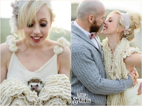  Hegehog, York Wedding Photographer Bohemian Bride Danby Castle Tux & Tales Photographer Wool, Tulle wood & ballerina