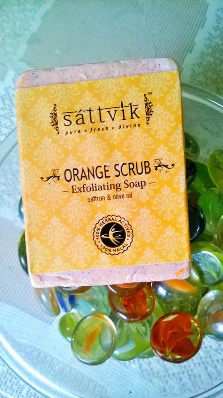 Sattvik Organics Orange Scrub Exfoliating Soap Review