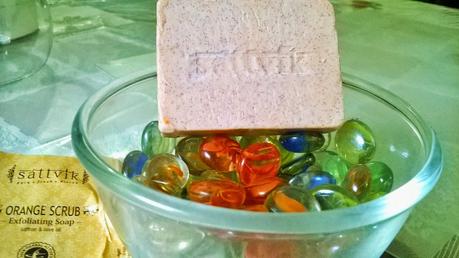 Sattvik Organics Orange Scrub Exfoliating Soap Review