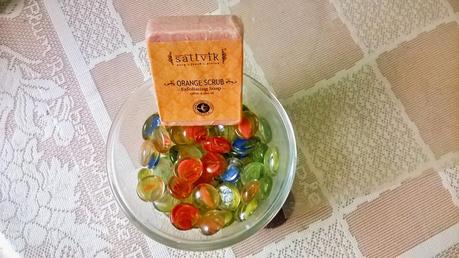 Sattvik Organics Orange Scrub Exfoliating Soap Review