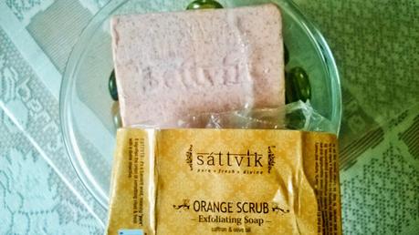 Sattvik Organics Orange Scrub Exfoliating Soap Review